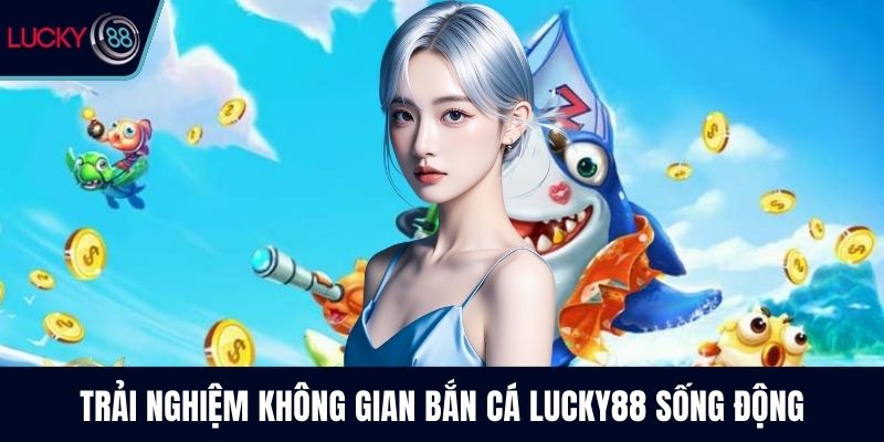 Trải nghiệm không gian bắn cá Lucky88 sống động