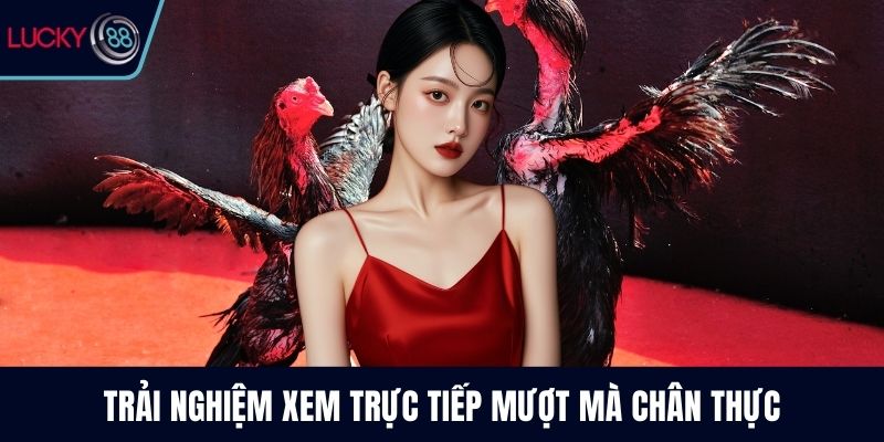 Trải nghiệm xem trực tiếp mượt mà chân thực